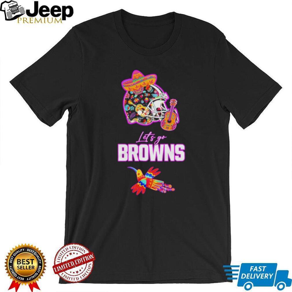Let’s Go Browns Hispanic Heritage Fiesta Hummingbird Mexican Folk shirt