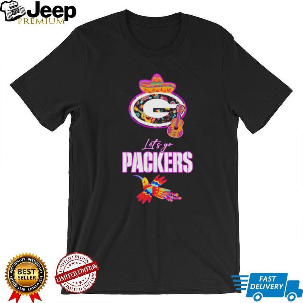 Let’s Go Green Bay Packers Hispanic Heritage Fiesta Mexican Folk shirt