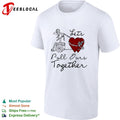 Let’s pull ours together cupid heart cart shirt