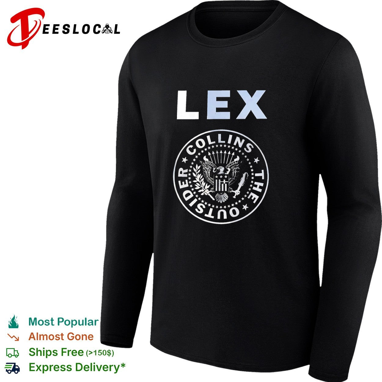 Lex Collins The Outsider Seal Logo shirt