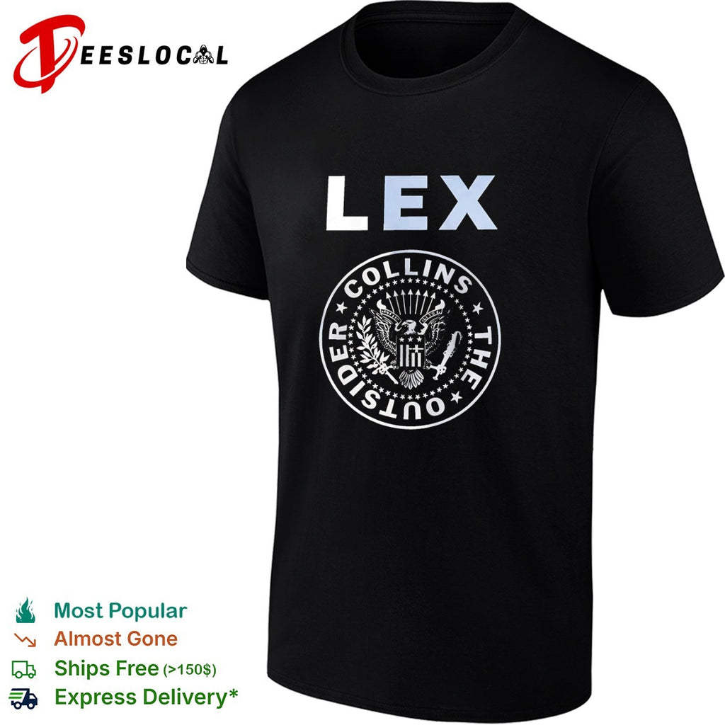 Lex Collins The Outsider Seal Logo shirt