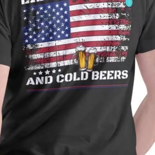Liberal Tears and Cold Beers Men's Short Sleeve Shirt - Menswear Top Hoodie, Sweatshirt | WearSparks.com