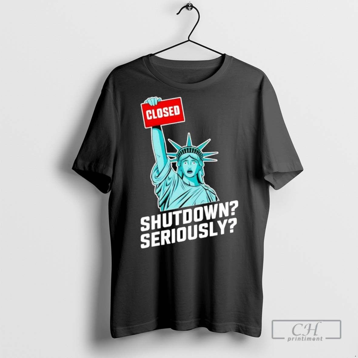 Liberty Closed Government Shutdown T Shirts