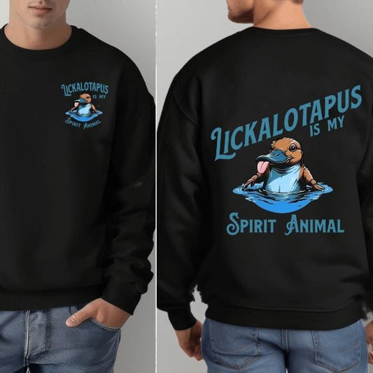 Lickalotapus Is My Spirit Animal Men's Funny Sweatshirt, Lickalotapus Hoodie, Gift for Women for Men Crewneck Menswear