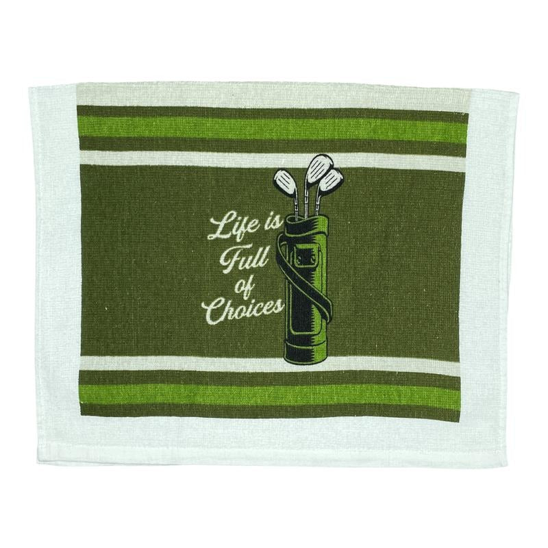 Life Is Full Of Choices Funny Golfing Club Tea Towel Funny Dish Towels Soft Adsorbent Tea Towel T-Shirts, Hoodie, Sweatshirt