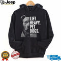 Lift Heavy Pet Dogs American Flag Pitbull Gym Enthusiast T Shirt