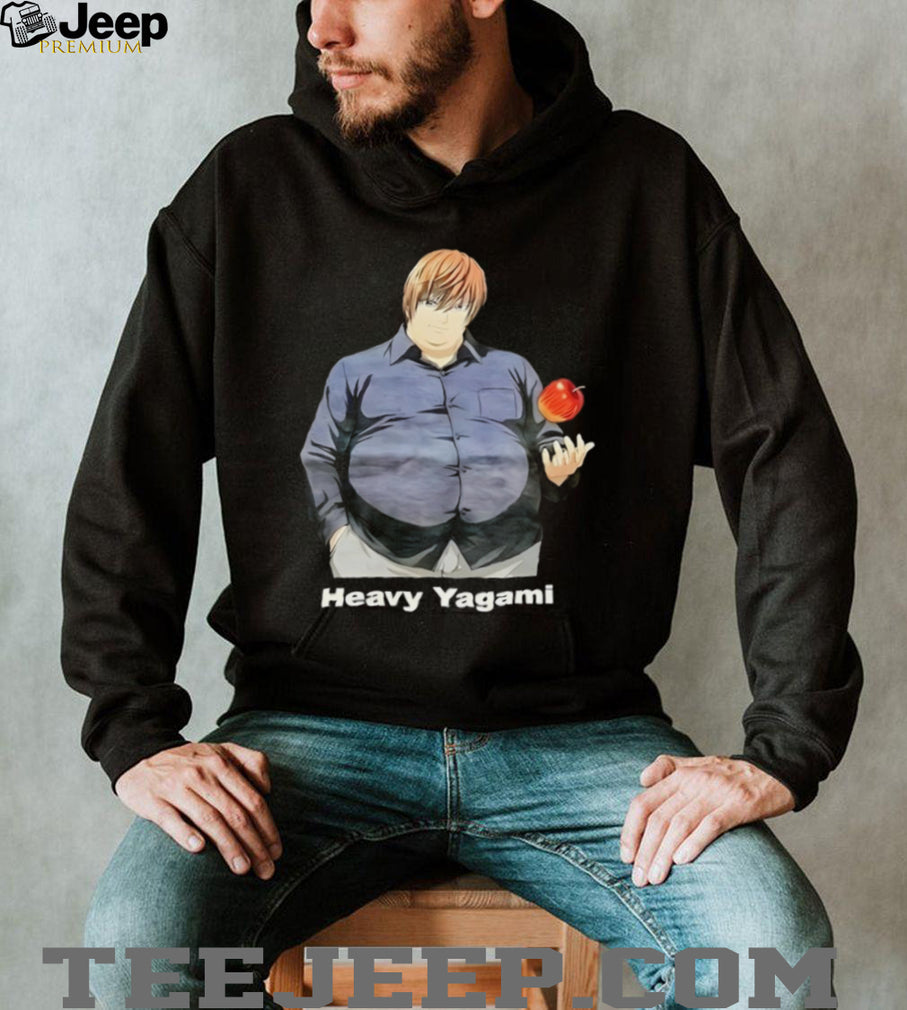 Light Yagami Death Note Heavy Yagami parody shirt