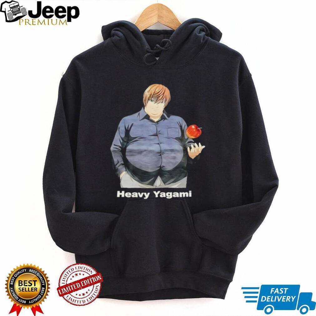 Light Yagami Death Note Heavy Yagami parody shirt