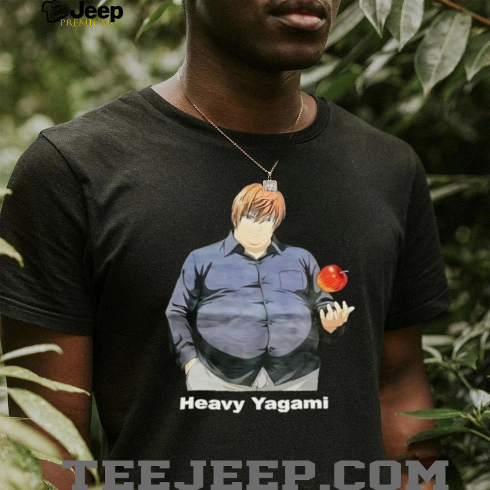 Light Yagami Death Note Heavy Yagami parody shirt