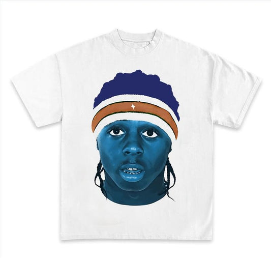 Liil Waynee Blue Rap Tee - Men's Short Sleeve T-Shirt