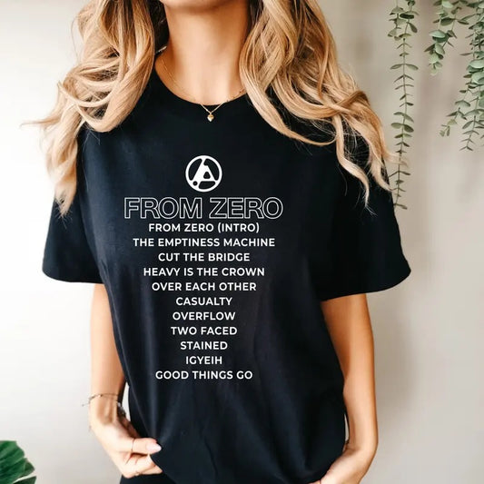 Liinkiin Paark T Shirt, World Tour Top, Rock Concert Tee, Rock Band Apparel, Unisex Short Sleeve Tee Shirt, Casual Clothing