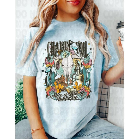 Like A Shot Of Whiskey Graphic Tee, Country Music Shirt, Western Comfort Colors Tshirt, Southern Girl Style