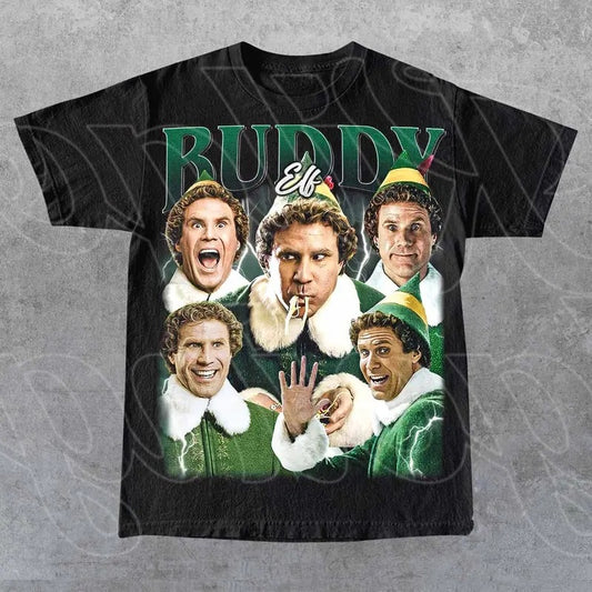 Limited Buddy Elf Vintage T-Shirt, Gift For Woman and Man Unisex T-Shirt Christmas Gift Idea 2024, Gift For Him, Gift For Her