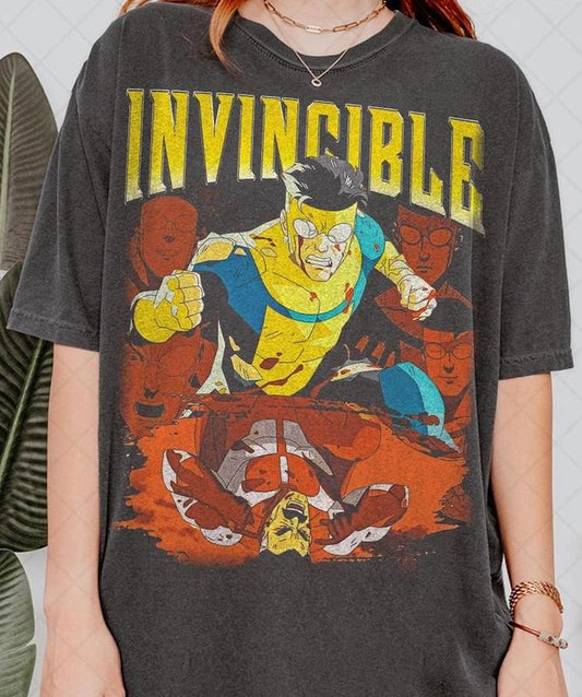 Limited Comfort Colors Invincible Mark Superhero T-Shirt, Comic Book Bootleg Fan Tee T-Shirt, Gift For Women and Man Unisex T-Shirt