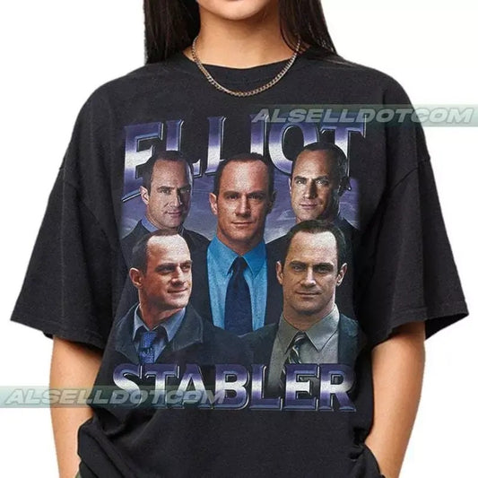 Limited Elliot Stabler Vintage T-Shirt, Gift For Women and Man Unisex T-Shirt