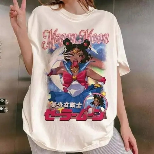 Limited Megan  Shirt, Animes shirt, Menswear Top, Womenswear Top Underwear Streetwear, Trendy Sweatshirt