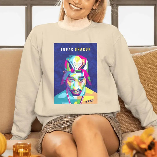 Limited Tupac Shakur 90s Vintage Bootleg Style Sweatshirt, Tupac Shakur Shirt, Classic Retro  Gift For Woman And Unisex_456, Shirts Men, Women Sweatshirt, Hoodie, Comfort Colors