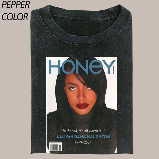 Limited Vintage Comfort Colors Aaliyah T-shirt, Gift For Women and Man Unisex T-Shirt