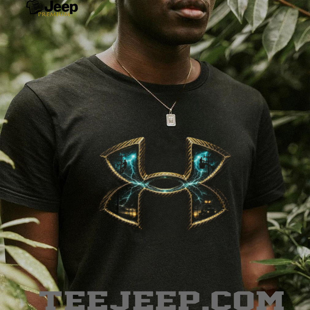 Lineman Electrician Storm Restoration Electric Power Grid Workers Shirt