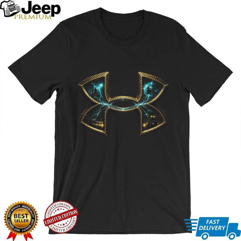 Lineman Electrician Storm Restoration Electric Power Grid Workers Shirt