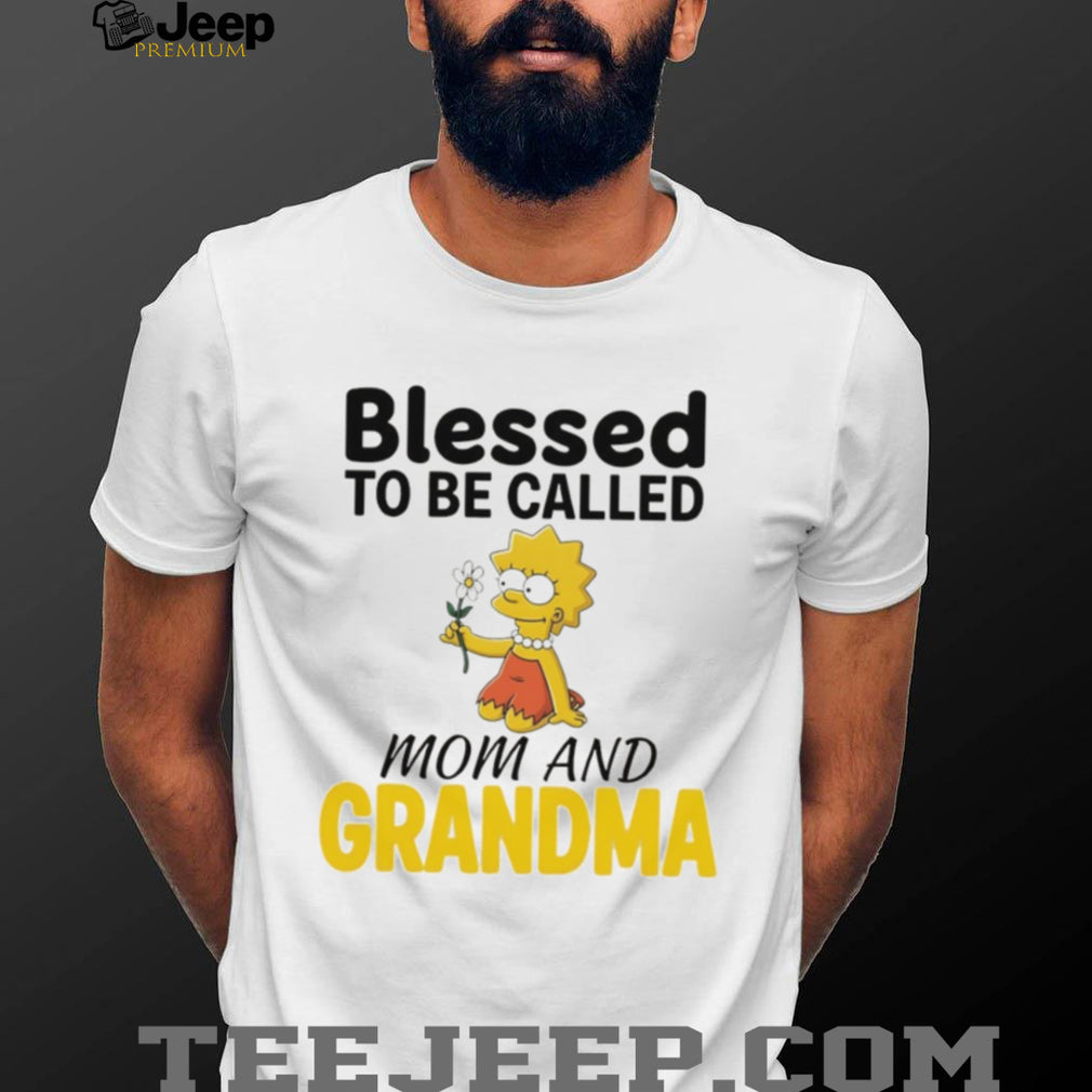 Lisa Simpson Blessed To Be Called Mom And Grandma T Shirt