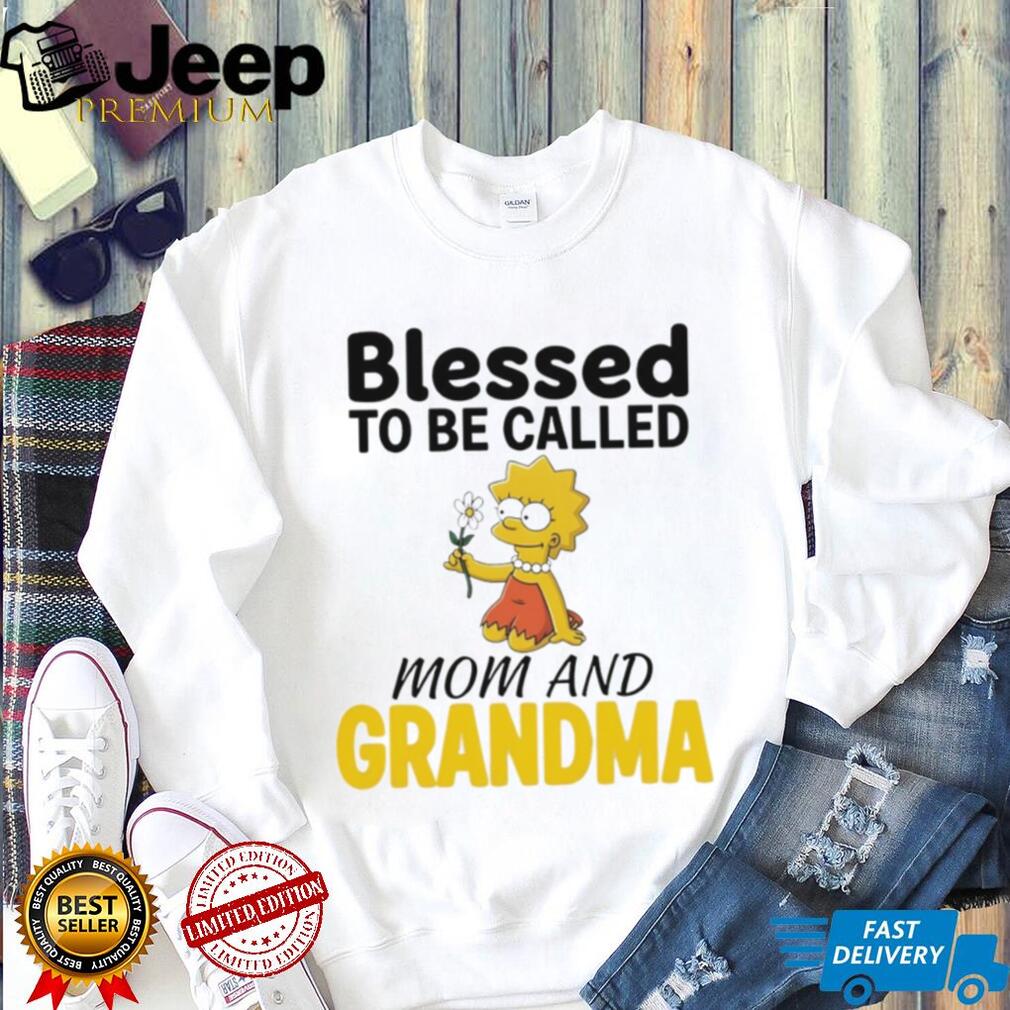 Lisa Simpson Blessed To Be Called Mom And Grandma T Shirt