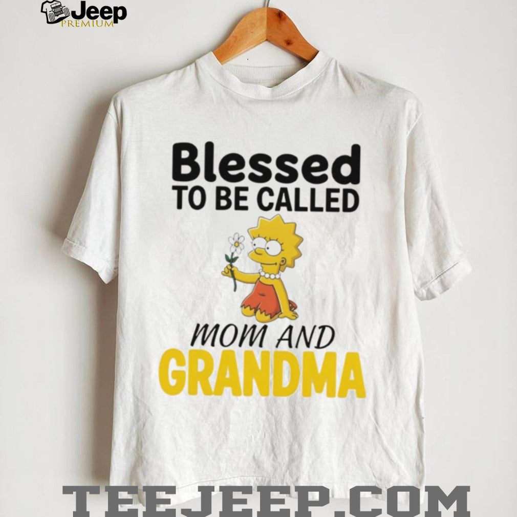 Lisa Simpson Blessed To Be Called Mom And Grandma T Shirt