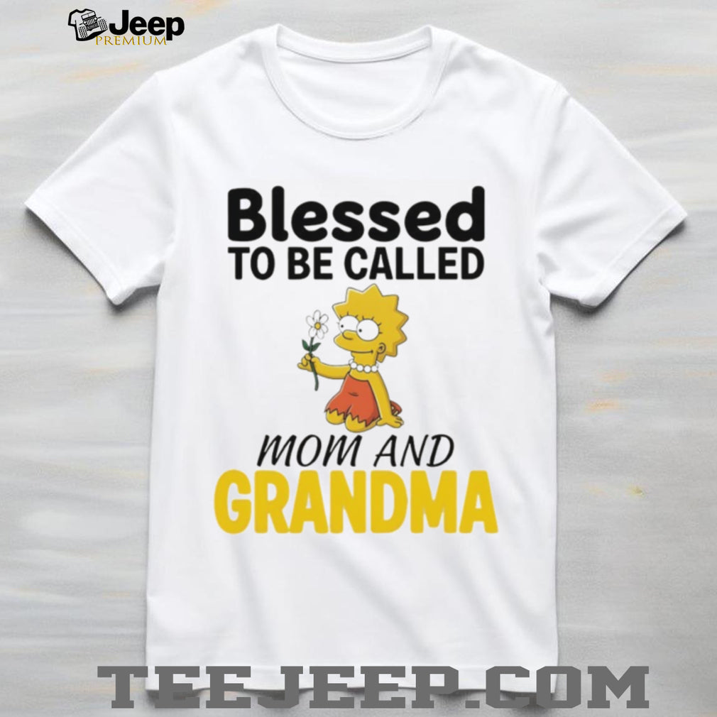 Lisa Simpson Blessed To Be Called Mom And Grandma T Shirt