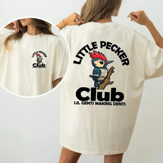 Little Pecker Club Men's T-shirt - Sweatshirt - Hoodie, Full Color, For Men, For Women, Casual, Classic Fashion, Full Sizes, Tee Print