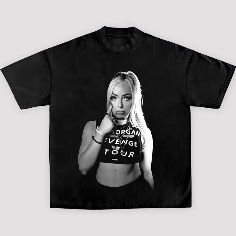 Liv Morgan V2 Tee, Wrestling Tee, WWE Tee, Wrestling Gift, Sports Shirt, Workout T-shirt Streetwear Crewneck Clothing