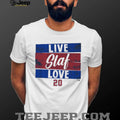 Live Slaf Love 20 Hockey Fan Retro Aesthetic Unisex T Shirt