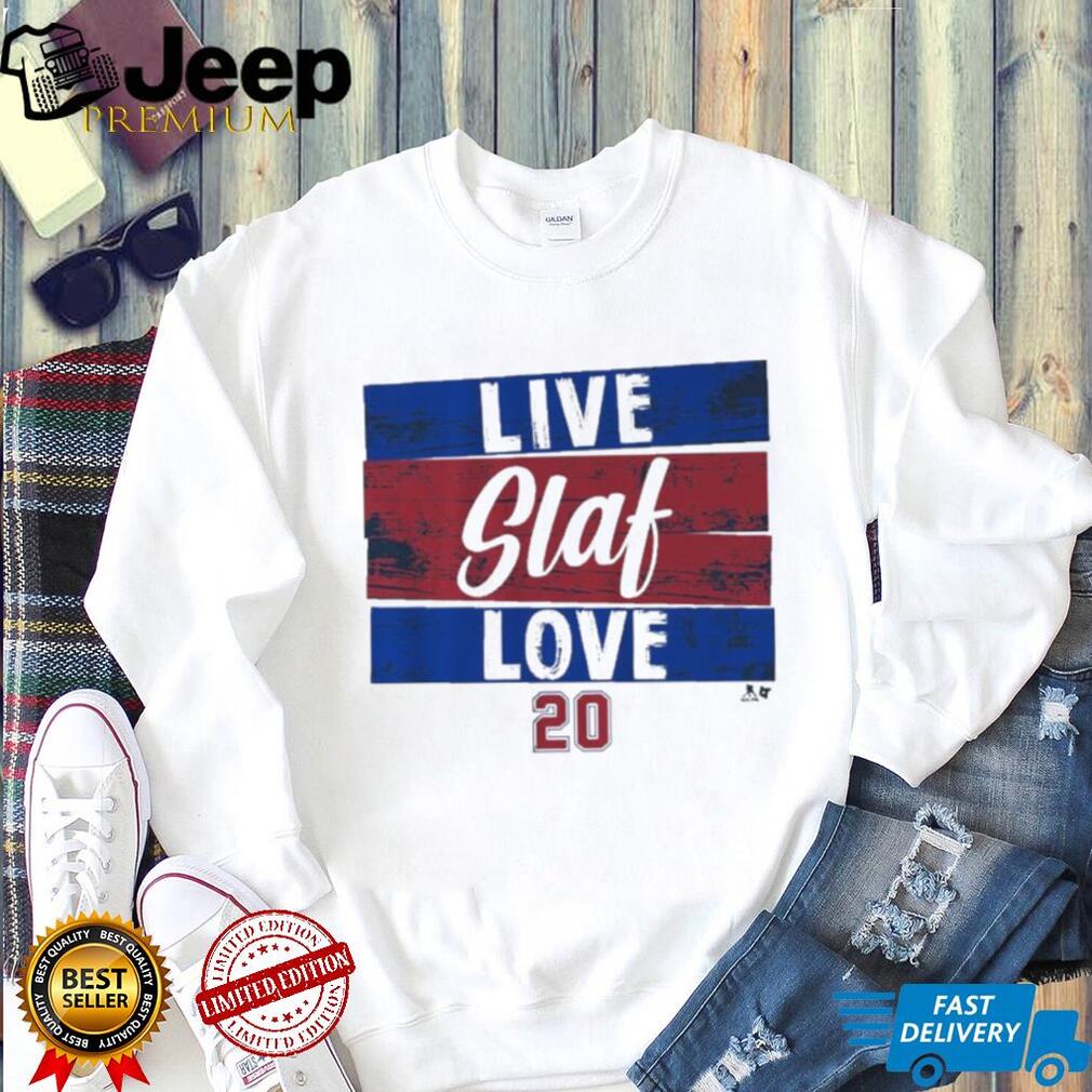 Live Slaf Love 20 Hockey Fan Retro Aesthetic Unisex T Shirt