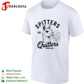Llama spitting spitters are quitters swallow shirt