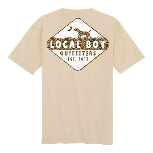 Local Dog Old School T-Shirt Comfort Crew Neck Menswear Top