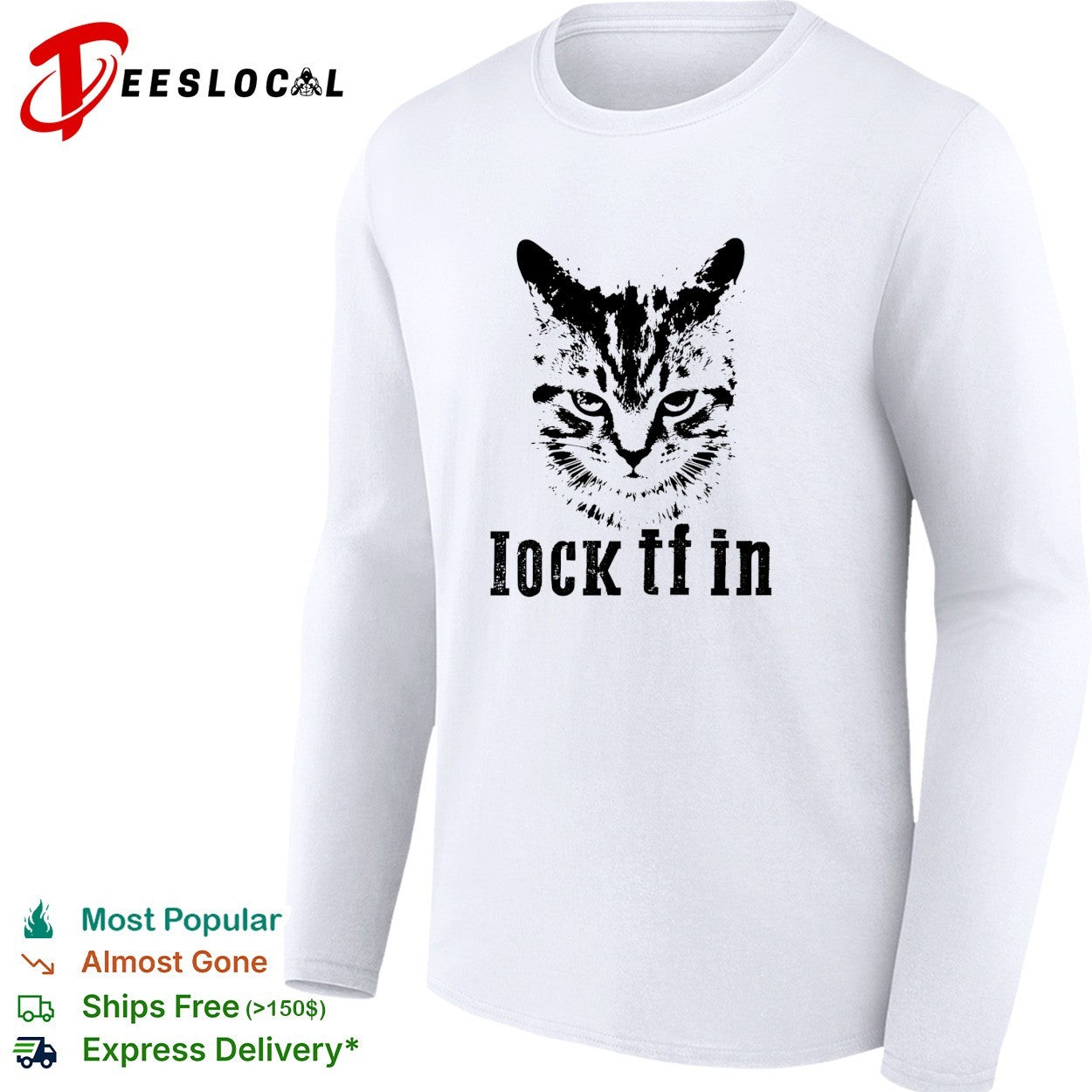 Lock tf in cat shirt