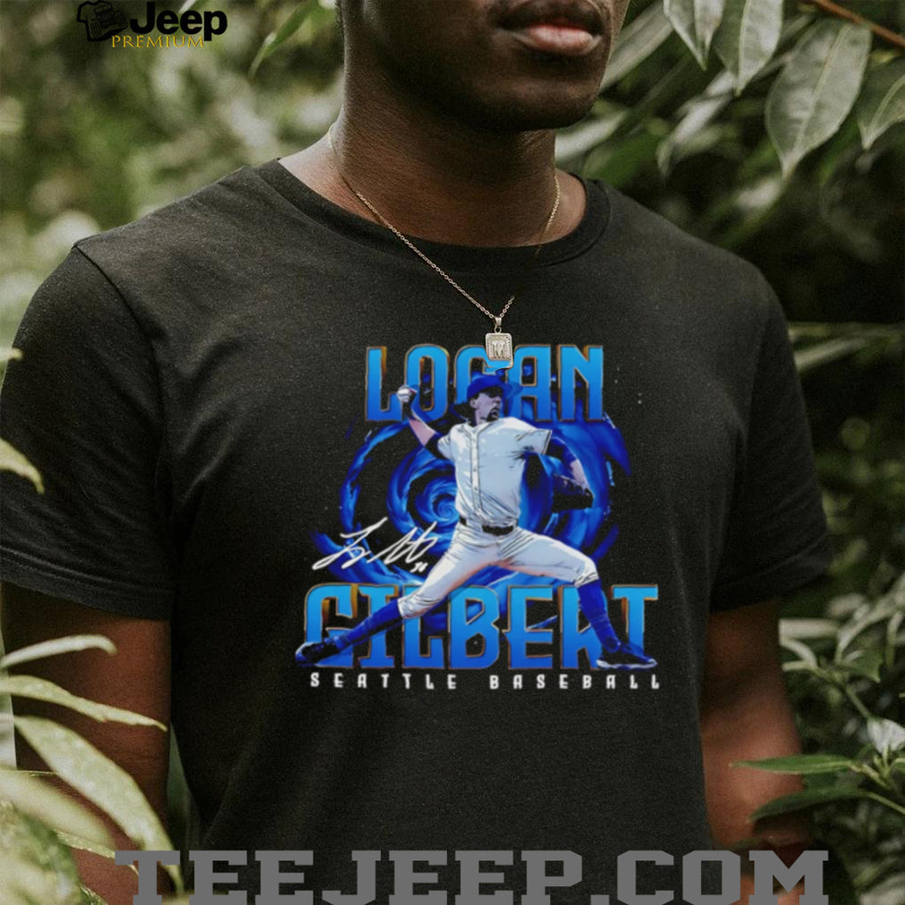 Logan Gilbert Seattle Baseball Pitcher Signature Series T Shirt