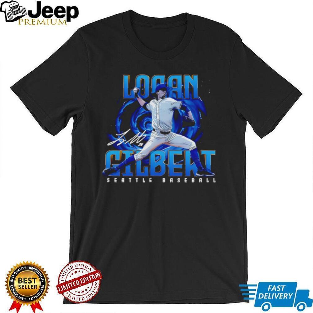 Logan Gilbert Seattle Baseball Pitcher Signature Series T Shirt