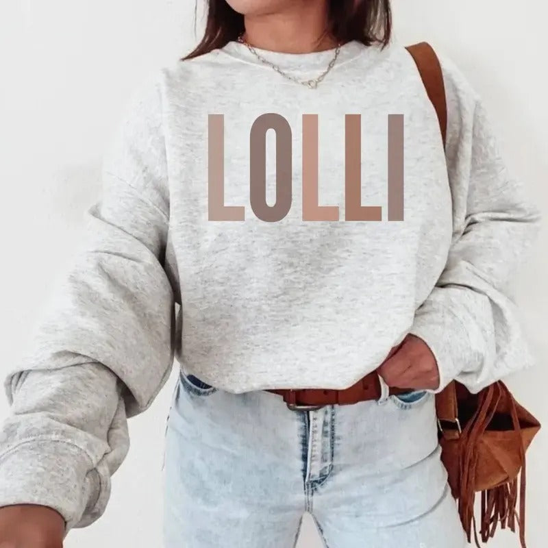 Lolli Gift for Grandma Sweatshirt, Lolli to Be, Grandmother Gift, Funny Shirt , Birthday Gift for Lolli, Mother's Day Hoodie