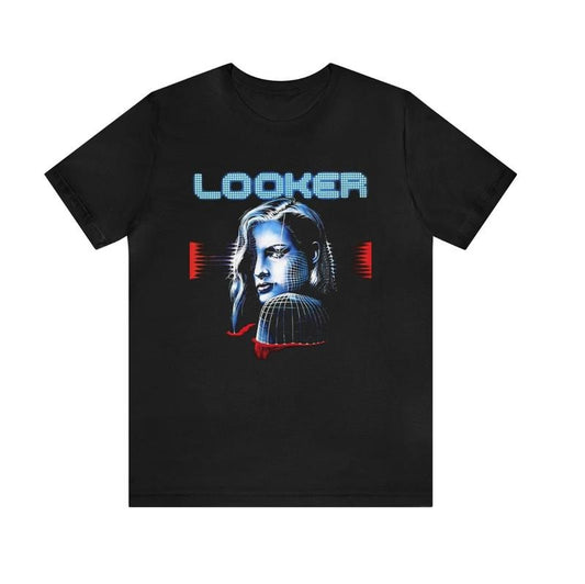 Looker T-Shirt Short Sleeve Movie TeeMenswear Top Underwear Tshirt Streetwear Man Tropical Crewneck Shortsleeve Round Neck Casual