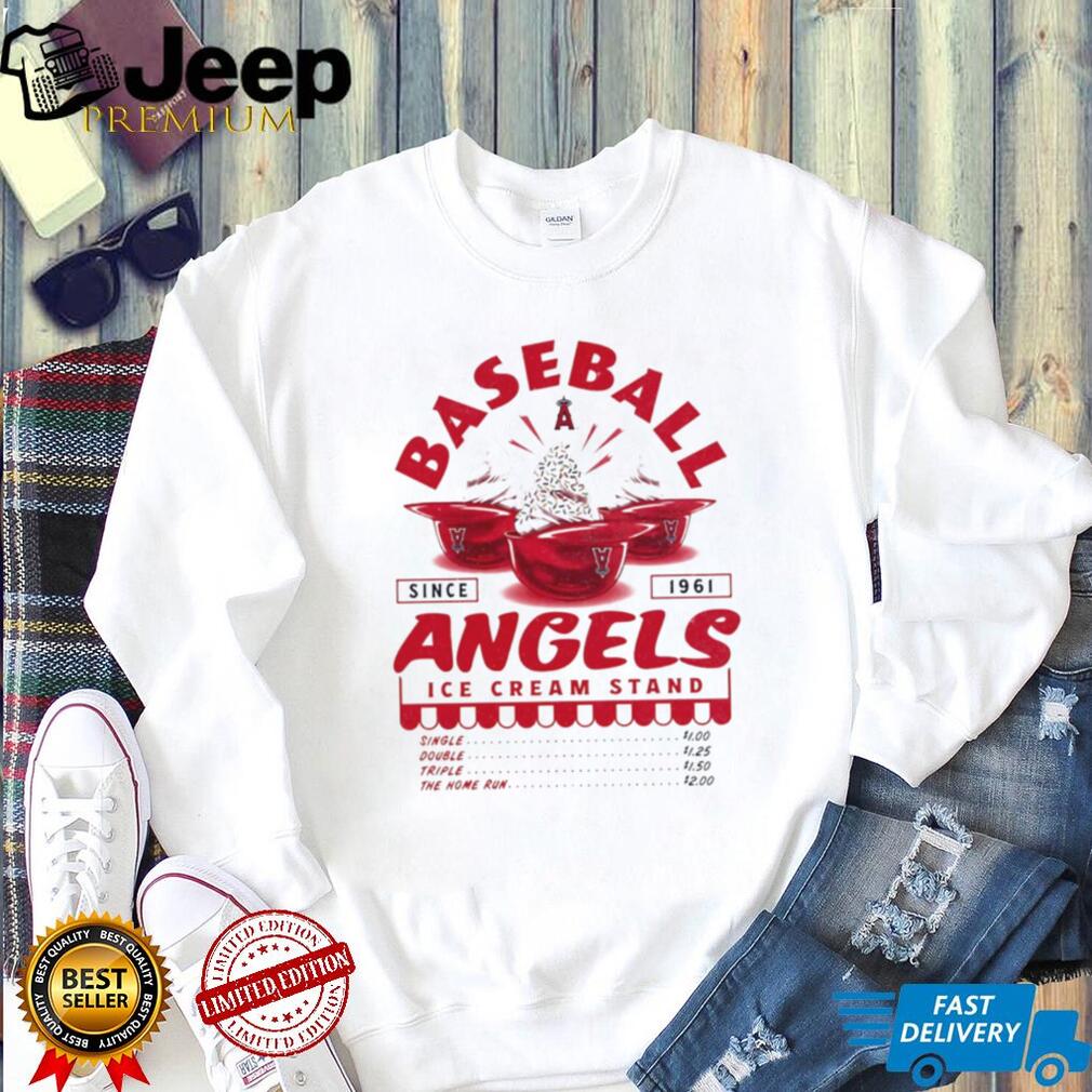 Los Angeles Angels Ice Cream Stand Vintage Baseball Logo T Shirt