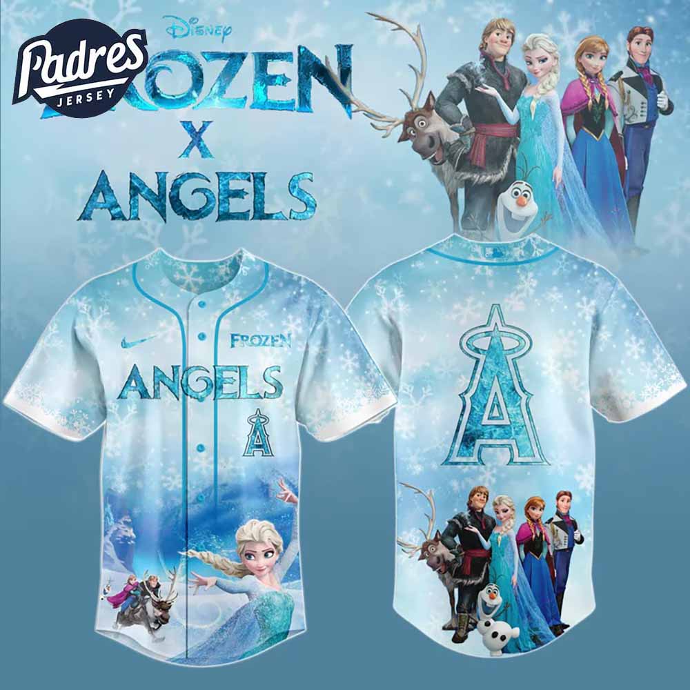 Los Angeles Angels x Frozen Baseball Jersey 2025 - Padres Jersey Oasis: Elevate Your Baseball Style Game T-Shirts,...