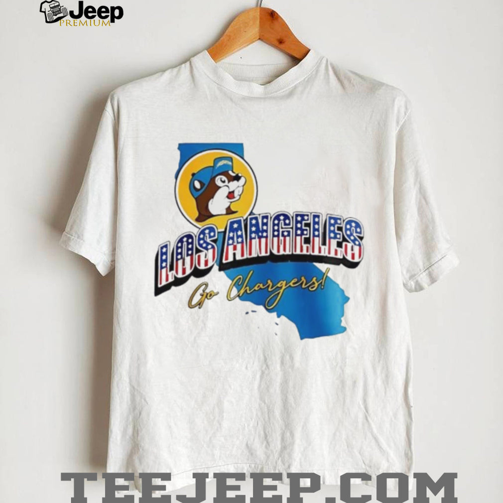 Los Angeles Chargers Mascot Football California Map T Shirt