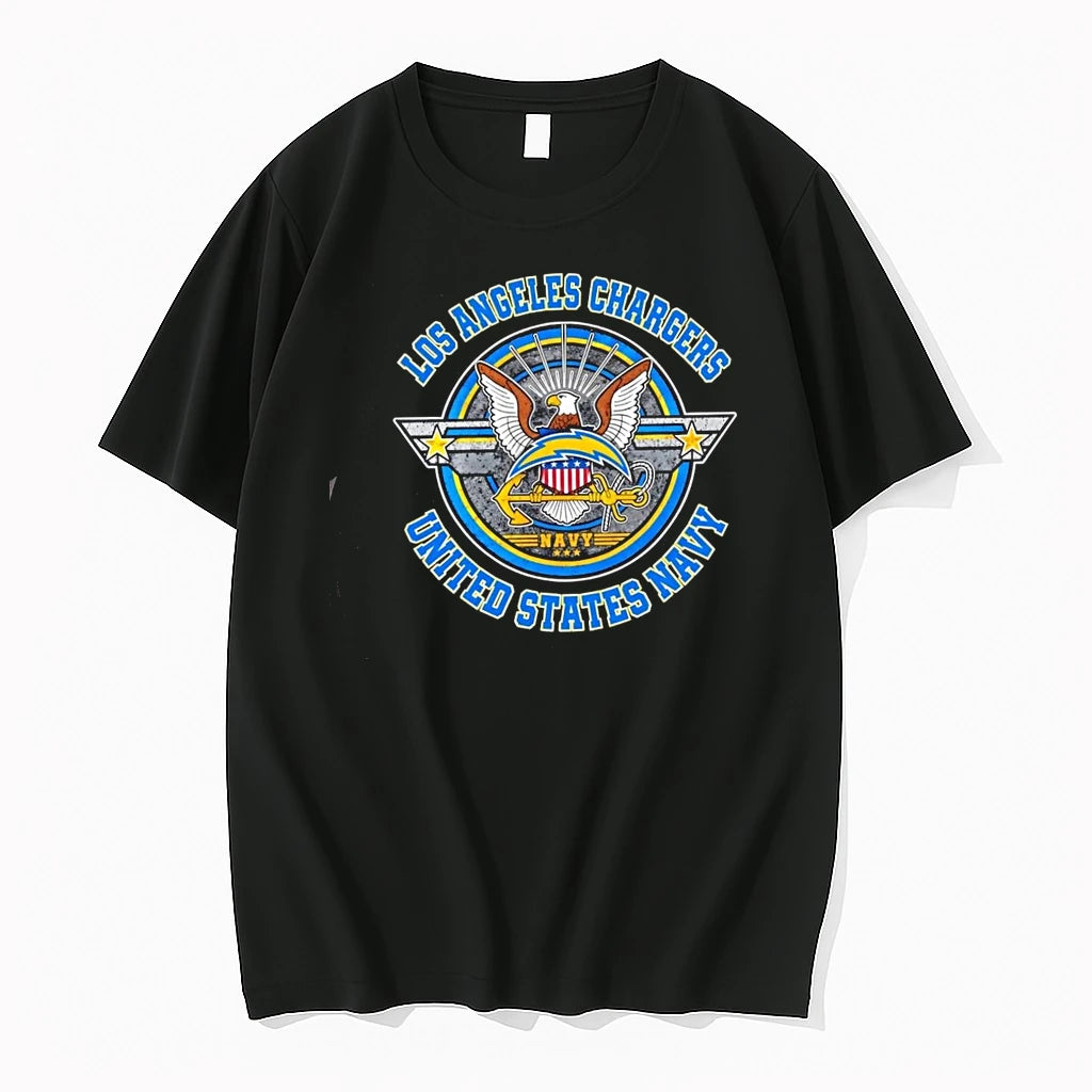 Los Angeles Chargers United States Navy Logo Tshirts Sweater