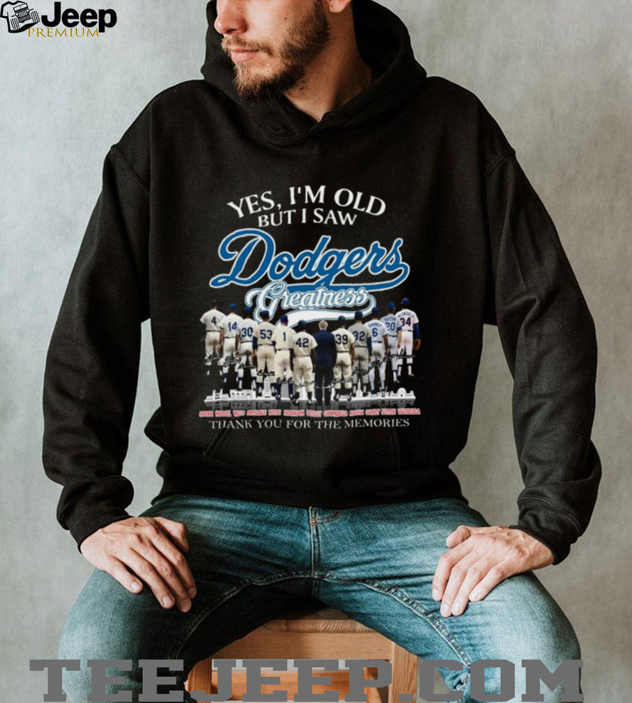 Los Angeles Dodgers Baseball Legends Greatness Memories Sports Shirt