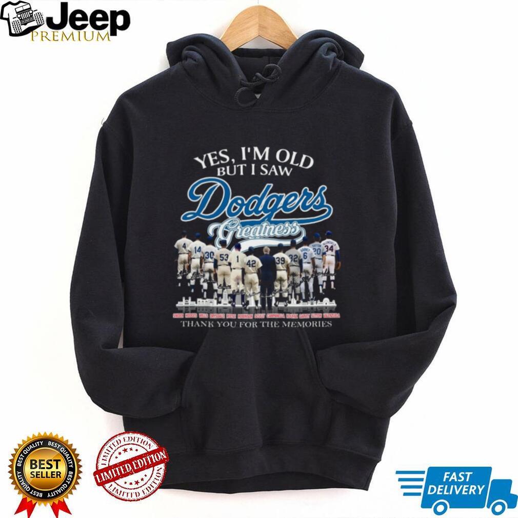 Los Angeles Dodgers Baseball Legends Greatness Memories Sports Shirt