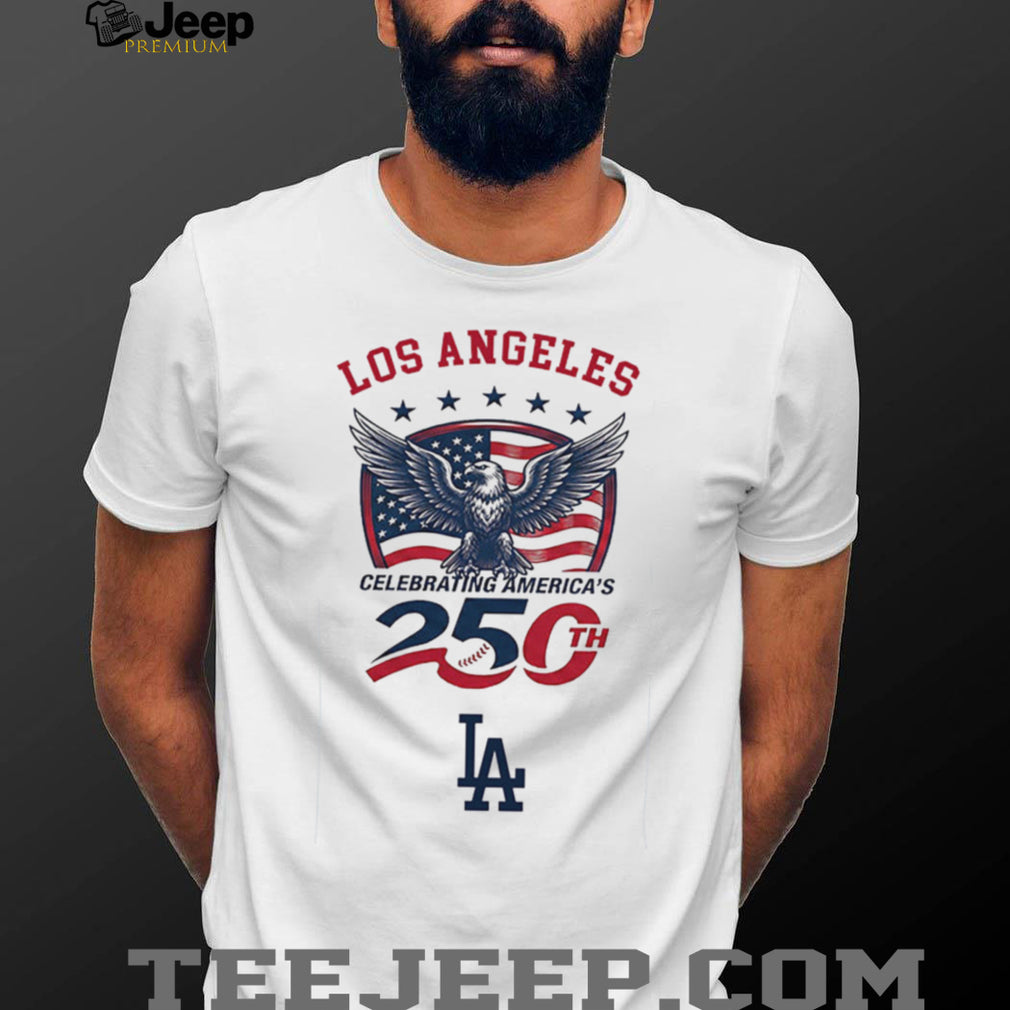 Los Angeles Dodgers Celebrating America’s 250th Anniversary Custom Baseball Jersey T Shirt
