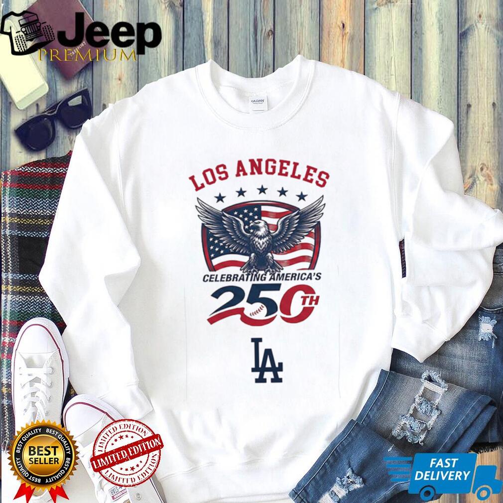 Los Angeles Dodgers Celebrating America’s 250th Anniversary Custom Baseball Jersey T Shirt