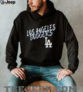 Los Angeles Dodgers Script Font Pride T Shirt