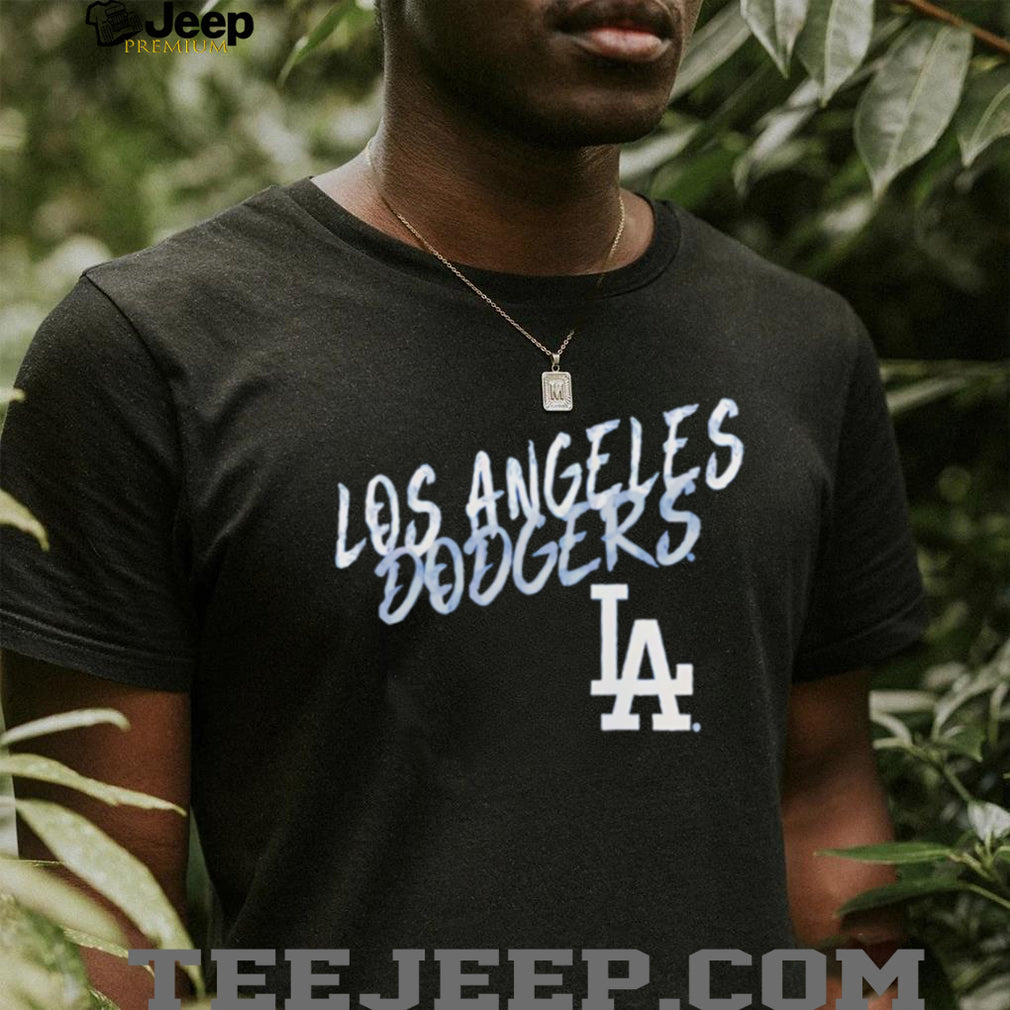 Los Angeles Dodgers Script Font Pride T Shirt
