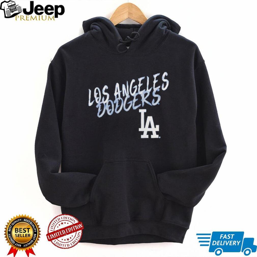 Los Angeles Dodgers Script Font Pride T Shirt